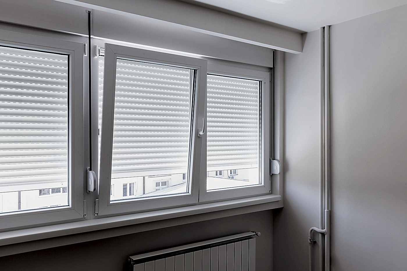 dreiflügeliges Fenster