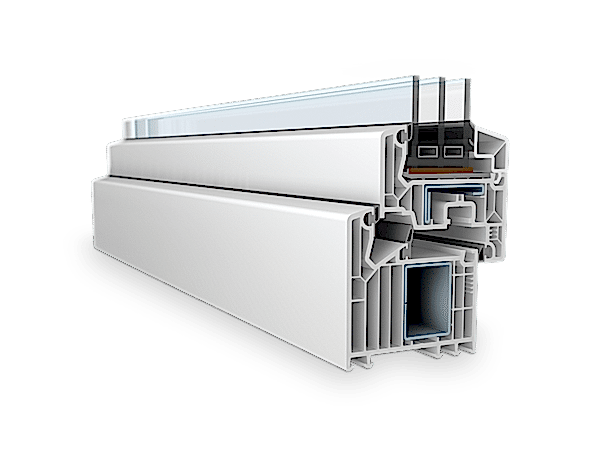 Veka Softline 82 MD Profilquerschnitt