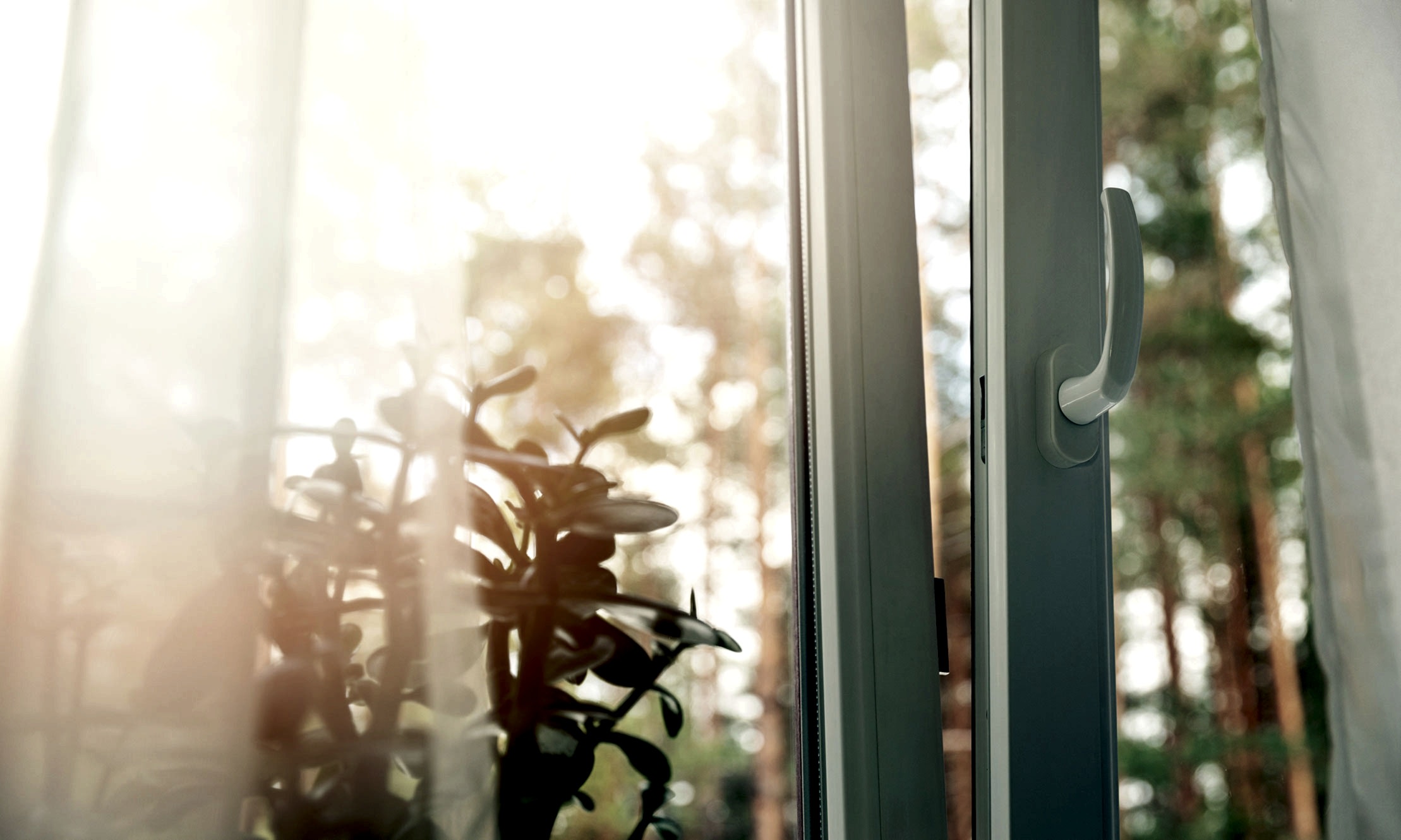 Fenster im Sonnenlicht